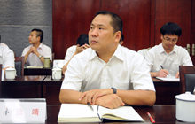 集团副总裁张靖参加会议